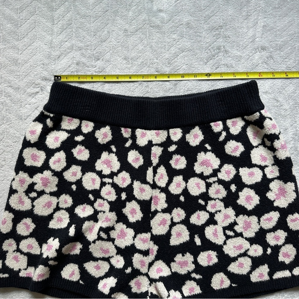 UGG Shaina Knit Lifestyle Lounge Shorts‎ Black/Pink/White Size L - Picture 5 of 8